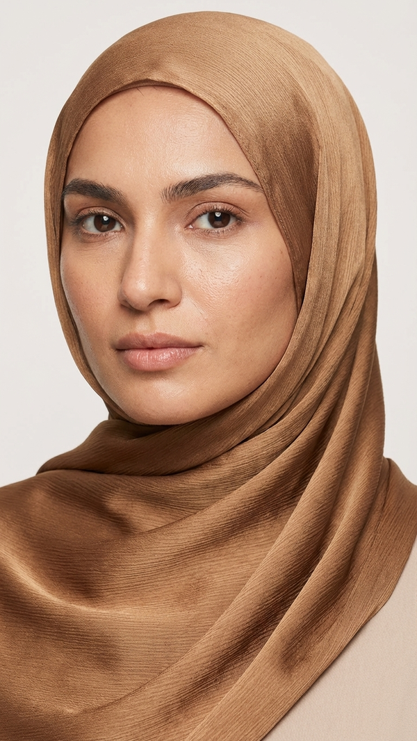 حجاب من الساتان الناعم