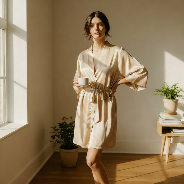 Kimono en satin