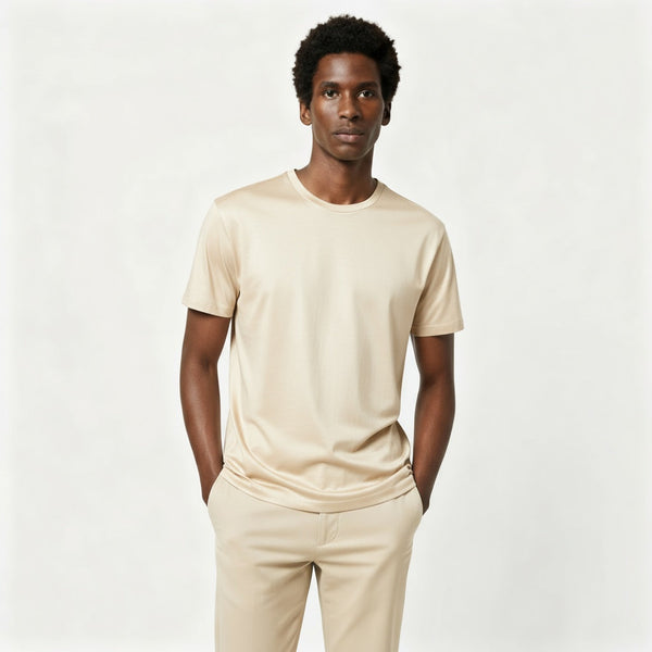 Camiseta para Hombre de 70% Seda