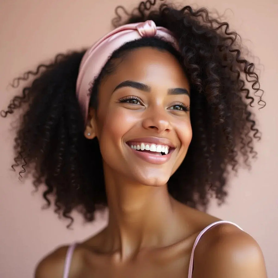 Bonnet en satin pour cheveux bouclés : soin nocturne optimal - StudioSoie