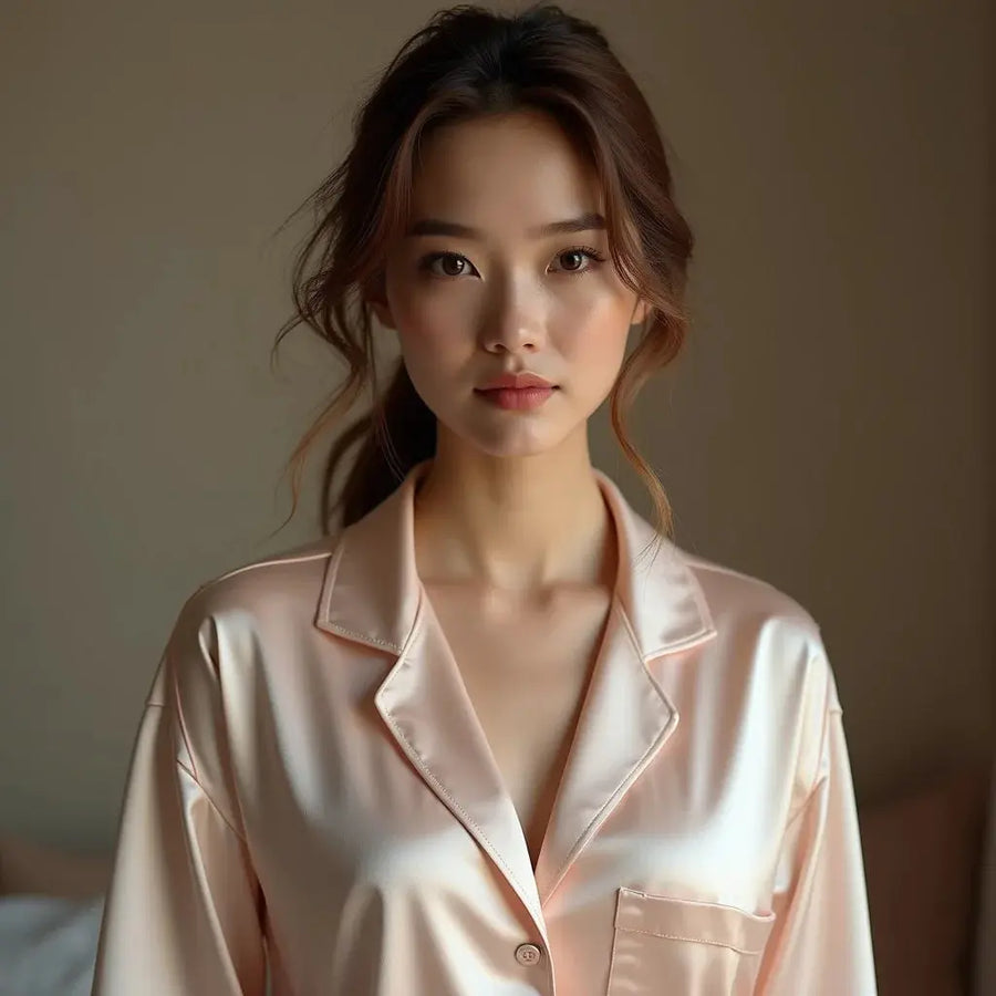 Pyjamas en soie pour femmes Confort et élégance nocturne - StudioSoie