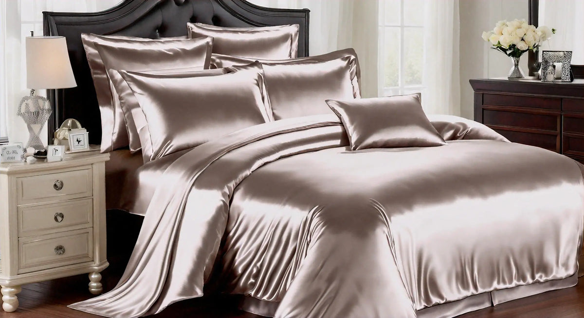 Zijdesatijn beddengoedset: tips voor luxe slaap en optimaal comfort - StudioSoie