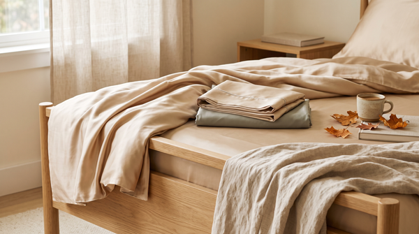 Switch to silk bedding for the fall - StudioSoie