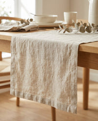 Chemin de Table - Lin Français 100% - StudioSoie