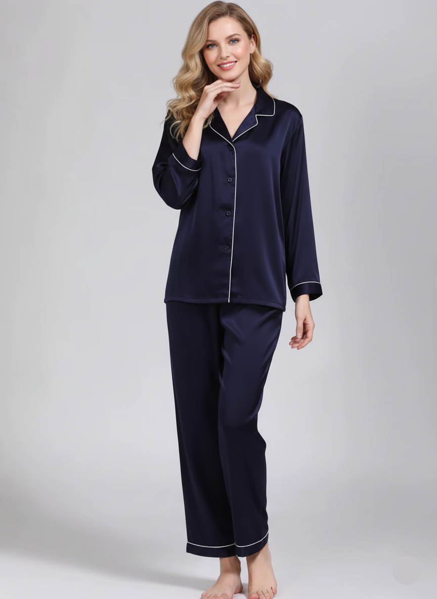 Pyjama en Soie de Mûrier 100% Naturelle - StudioSoie