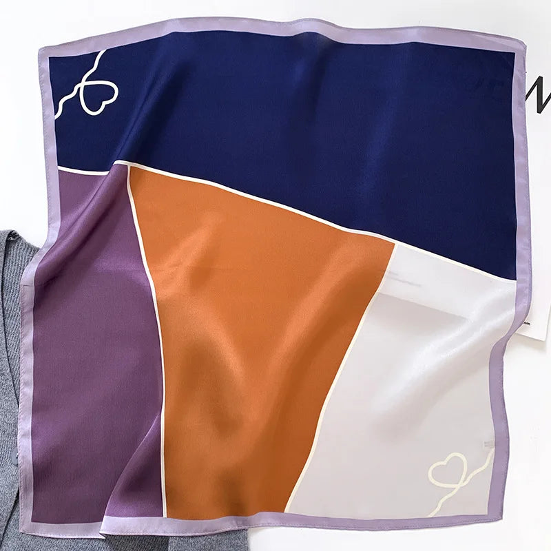 Écharpe - Foulard - Carré en Soie - Bandana