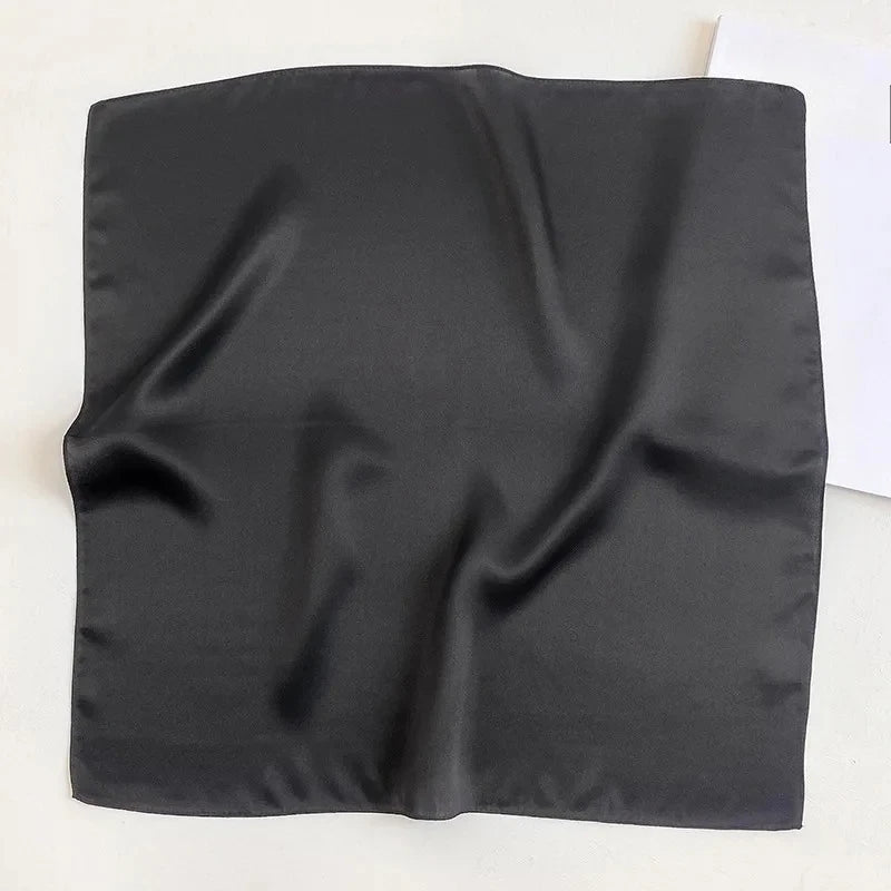 Nature Silk Neck Scarves Lady Foulard Lovely Strawberry Print 100% Real Silk Square Scarf for Women Bag Ribbon Hairband Kerchief - StudioSoie