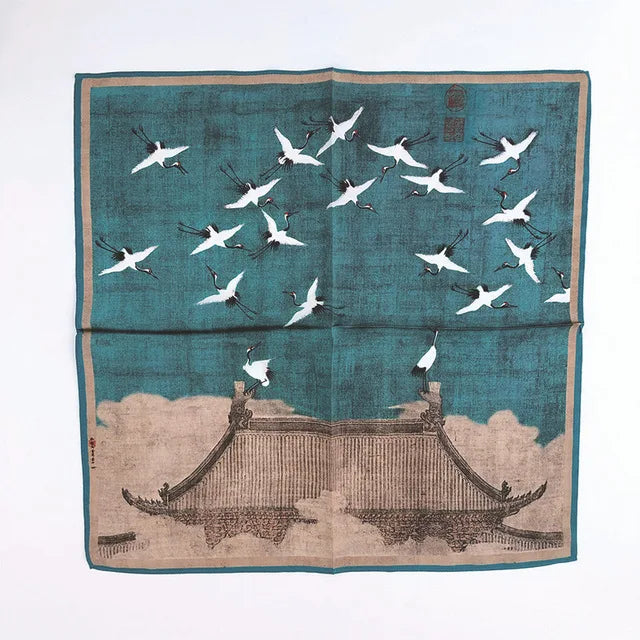 Écharpe - Foulard - Carré en Soie - Bandana