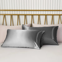 2 Taies d'Oreiller en Satin - StudioSoie 