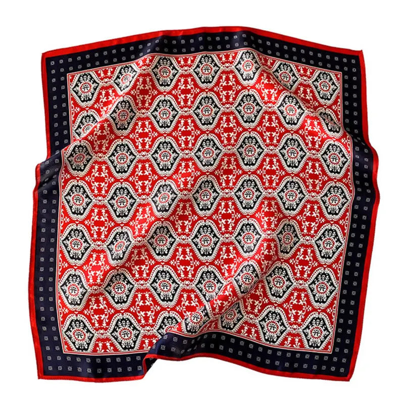 Écharpe - Foulard - Carré en Soie - Bandana