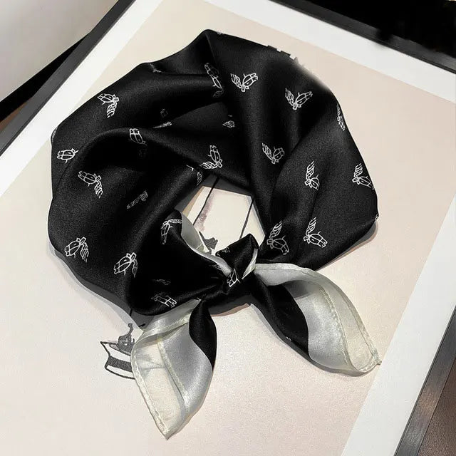 Écharpe - Foulard - Carré en Soie - Bandana