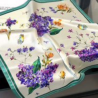 Écharpe - Foulard - Carré en Soie - Bandana