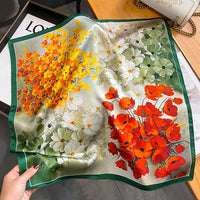 Écharpe - Foulard - Carré en Soie - Bandana