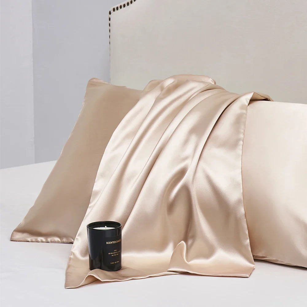 2 Taies d'Oreiller en Satin - StudioSoie