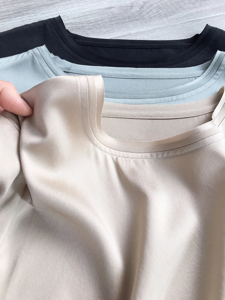 تي شيرت حريري - قصة واسعة