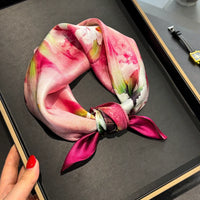 Écharpe - Foulard - Carré en Soie - Bandana