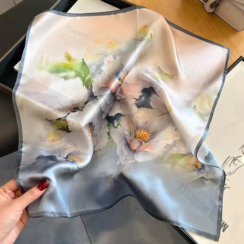 Écharpe - Foulard - Carré en Soie - Bandana