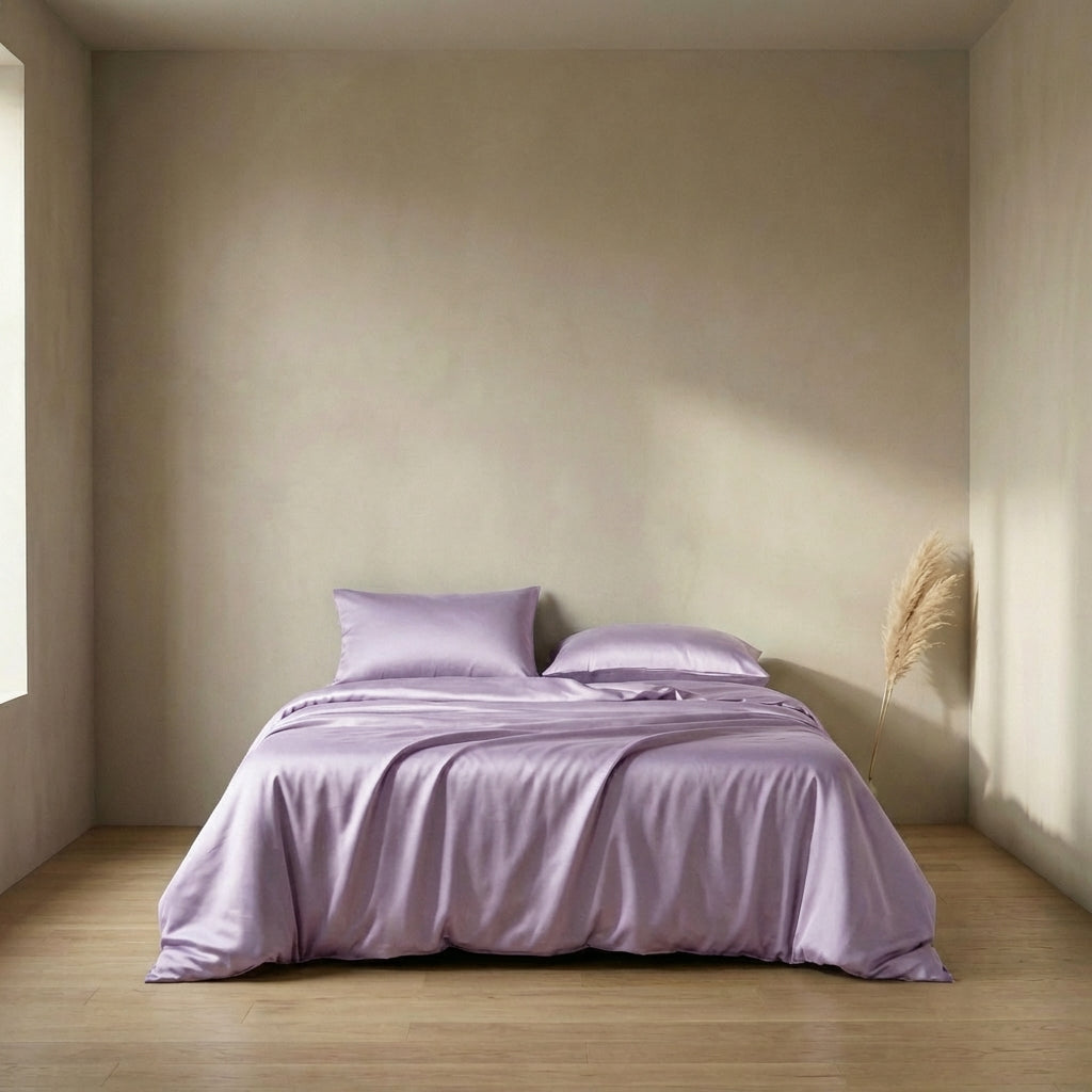 Housse de Couette en Soie - 100% Soie de Mûrier - Fermeture Zippé