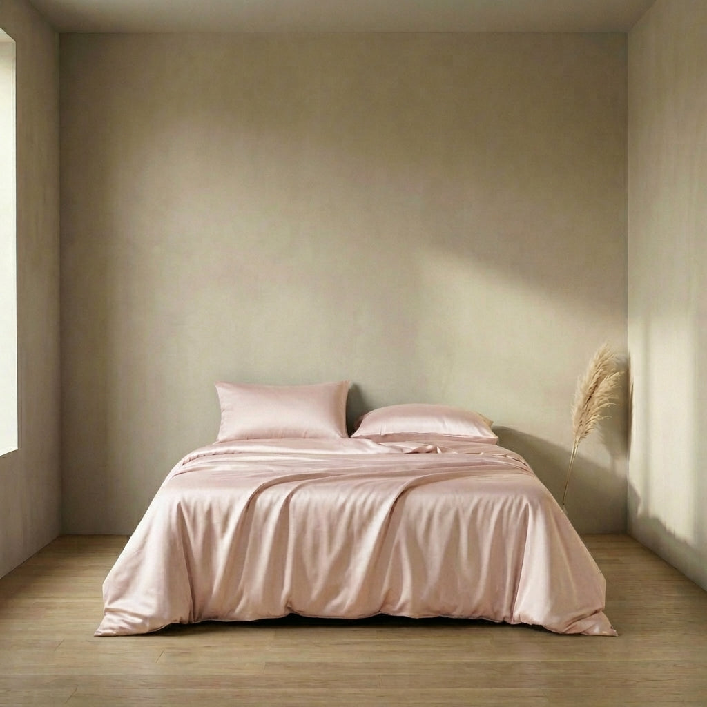 Housse de Couette en Soie - 100% Soie de Mûrier - Fermeture Zippé