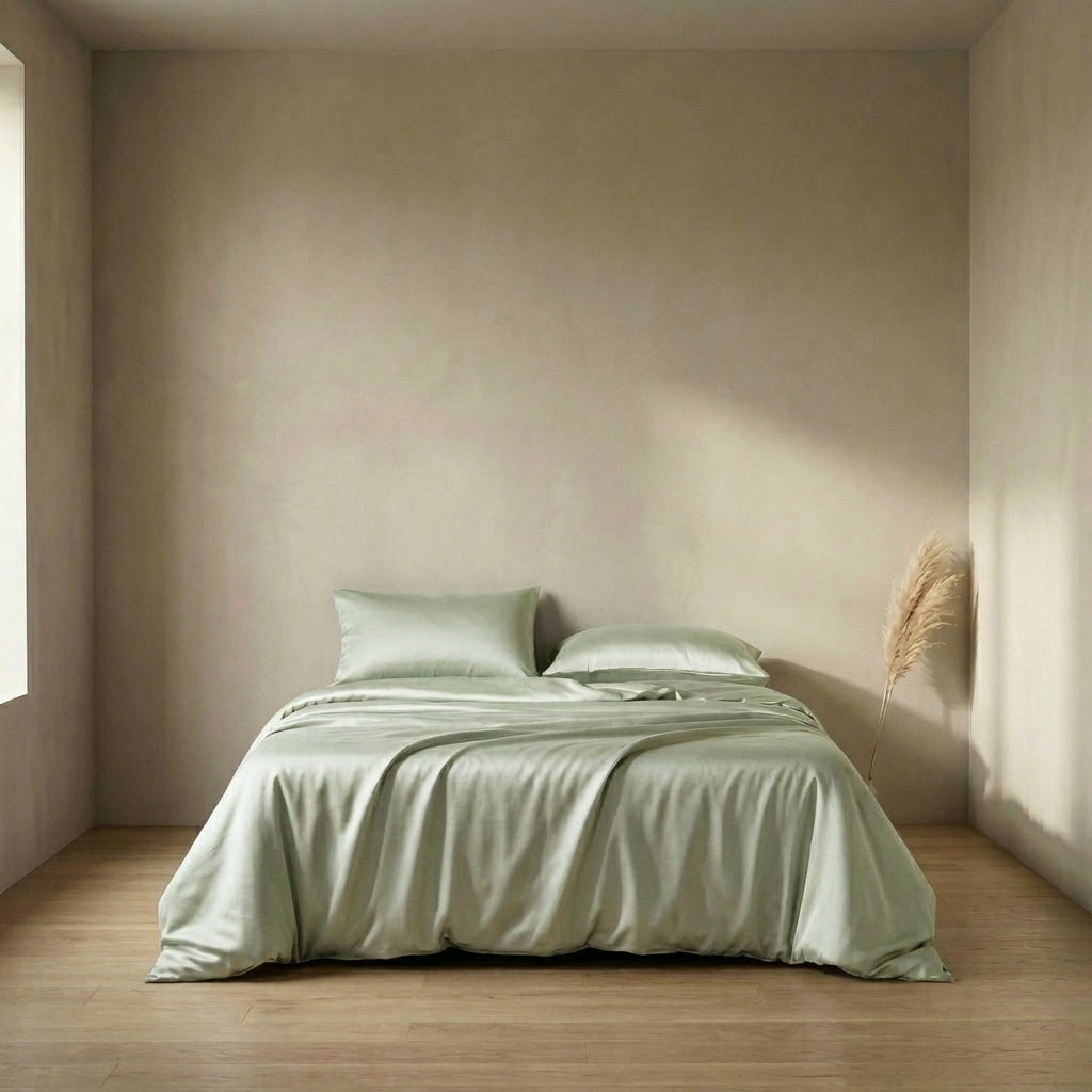 Housse de Couette en Soie - 100% Soie de Mûrier - Fermeture Zippé