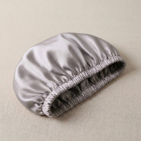 Bonnet de nuit en soie pour enfant Gris - StudioSoie