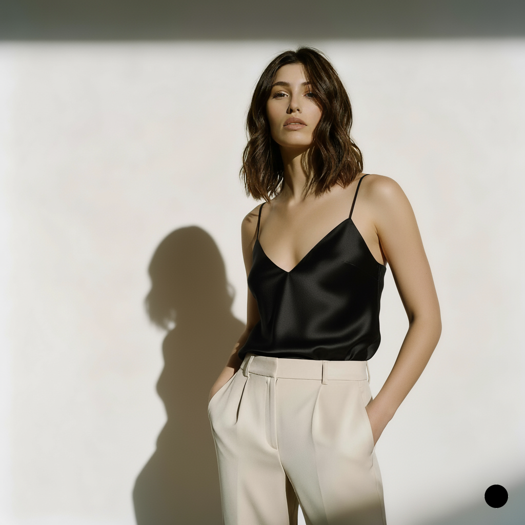 Débardeur en Satin pour Femme - StudioSoie