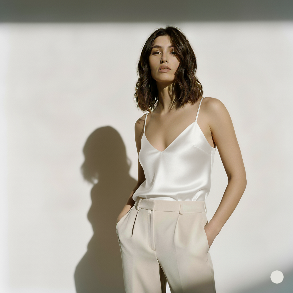 Débardeur en Satin pour Femme - StudioSoie
