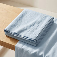 Drap Plat en Lin Français Lavé - Linge de Lit Luxe 100% Lin Naturel - StudioSoie