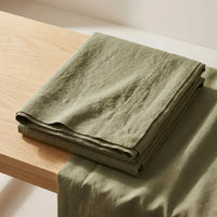 Drap Plat en Lin Français Lavé - Linge de Lit Luxe 100% Lin Naturel - StudioSoie