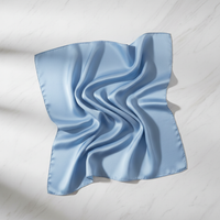 Квадратный платок из шелка тутового шелкопряда 70 см - Естественная элегантность