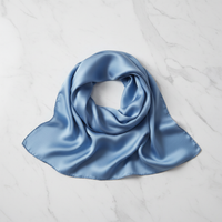 Квадратный платок из шелка тутового шелкопряда 70 см - Естественная элегантность