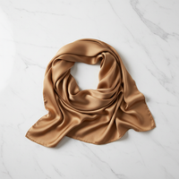 Квадратный платок из шелка тутового шелкопряда 70 см - Естественная элегантность