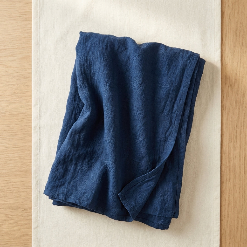 Покрывало для дивана из 100% льна — естественная элегантность