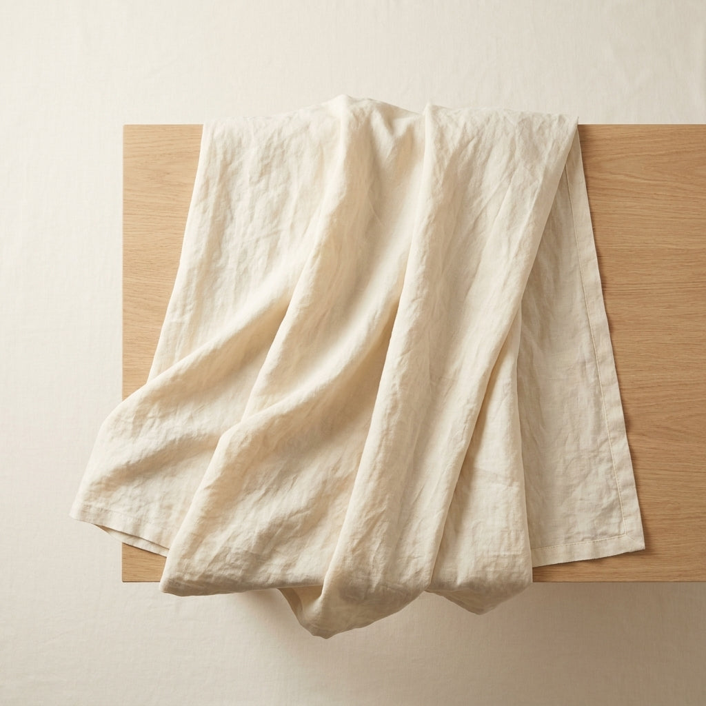 Покрывало для дивана из 100% льна — естественная элегантность