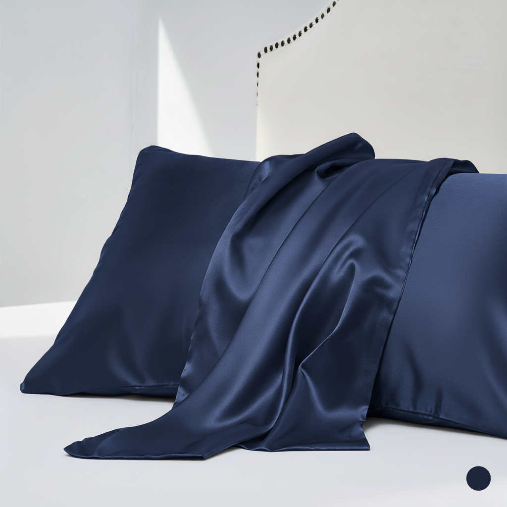 Lot de 2 Taies d'Oreiller en Satin - StudioSoie