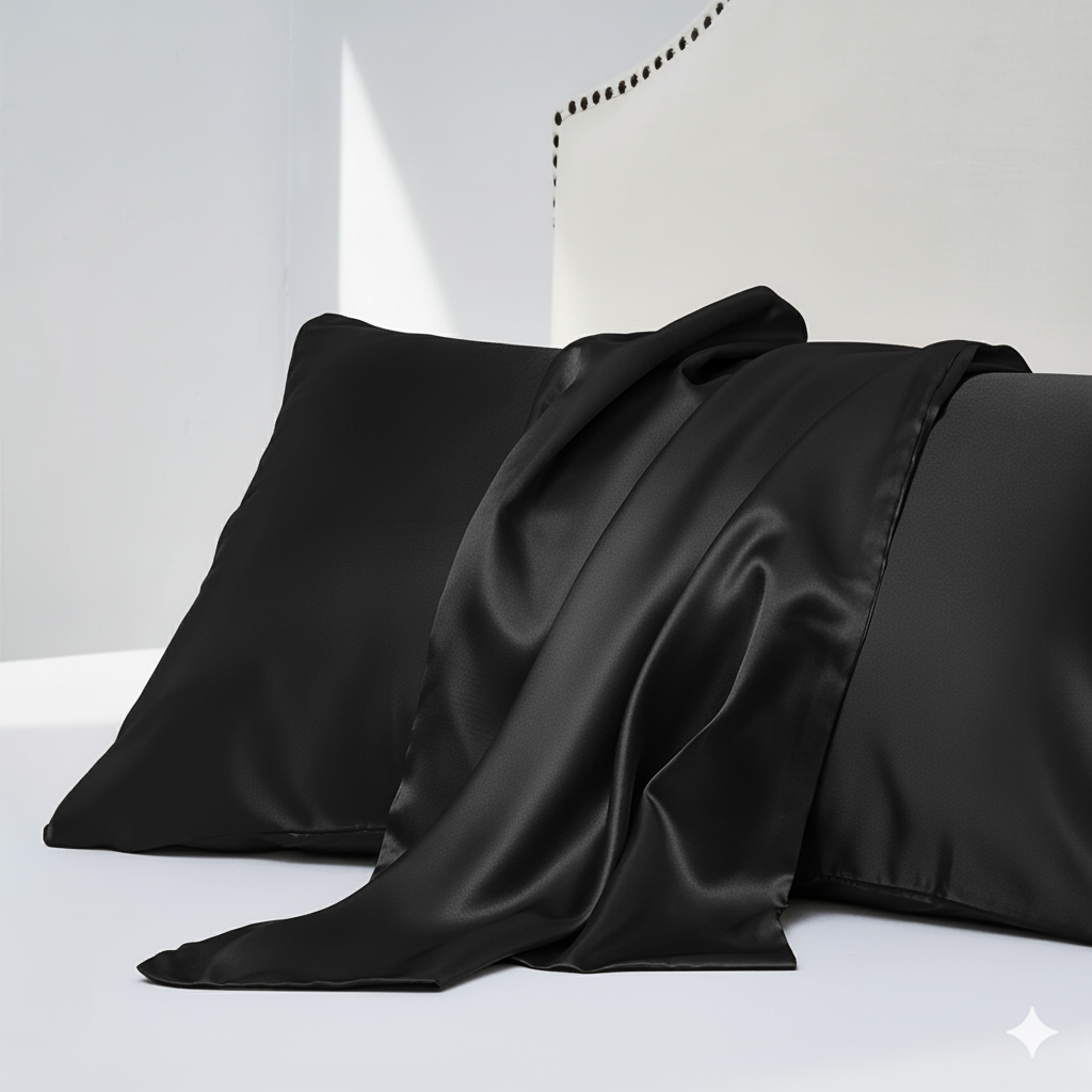Lot de 2 Taies d'Oreiller en Satin - StudioSoie