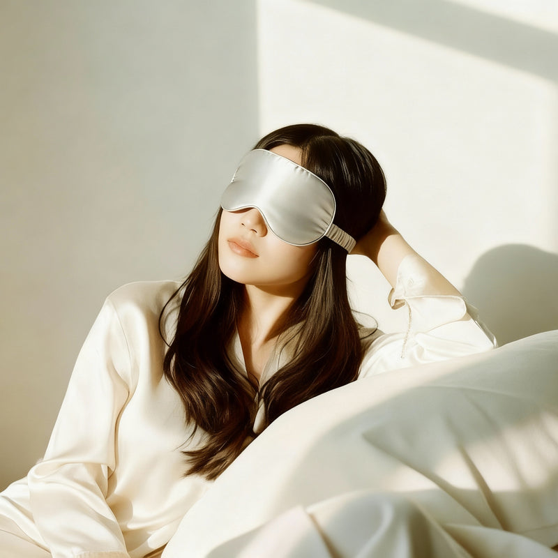 Шелковая маска для сна