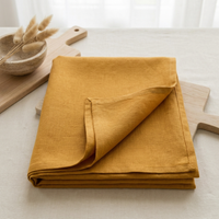 Nappe de Table en Lin 100% - safran - StudioSoie