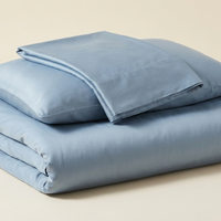 Parure de lit lyocell & bambou bleu - StudioSoie
