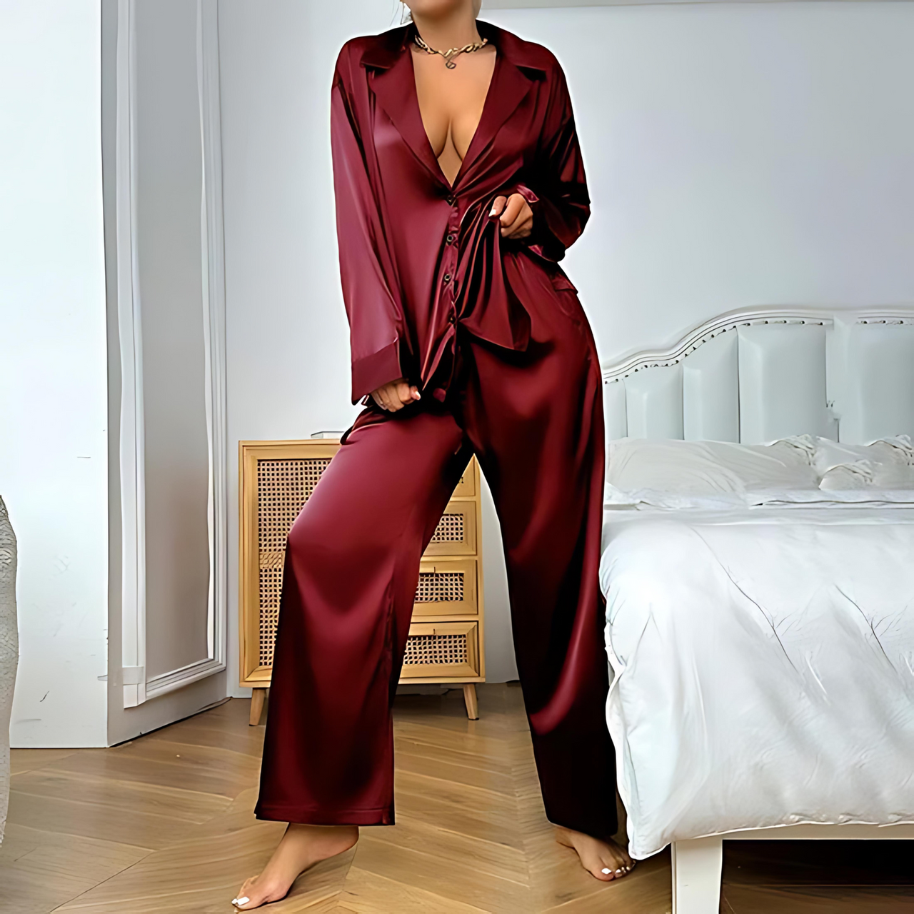 Pyjama en satin - StudioSoie
