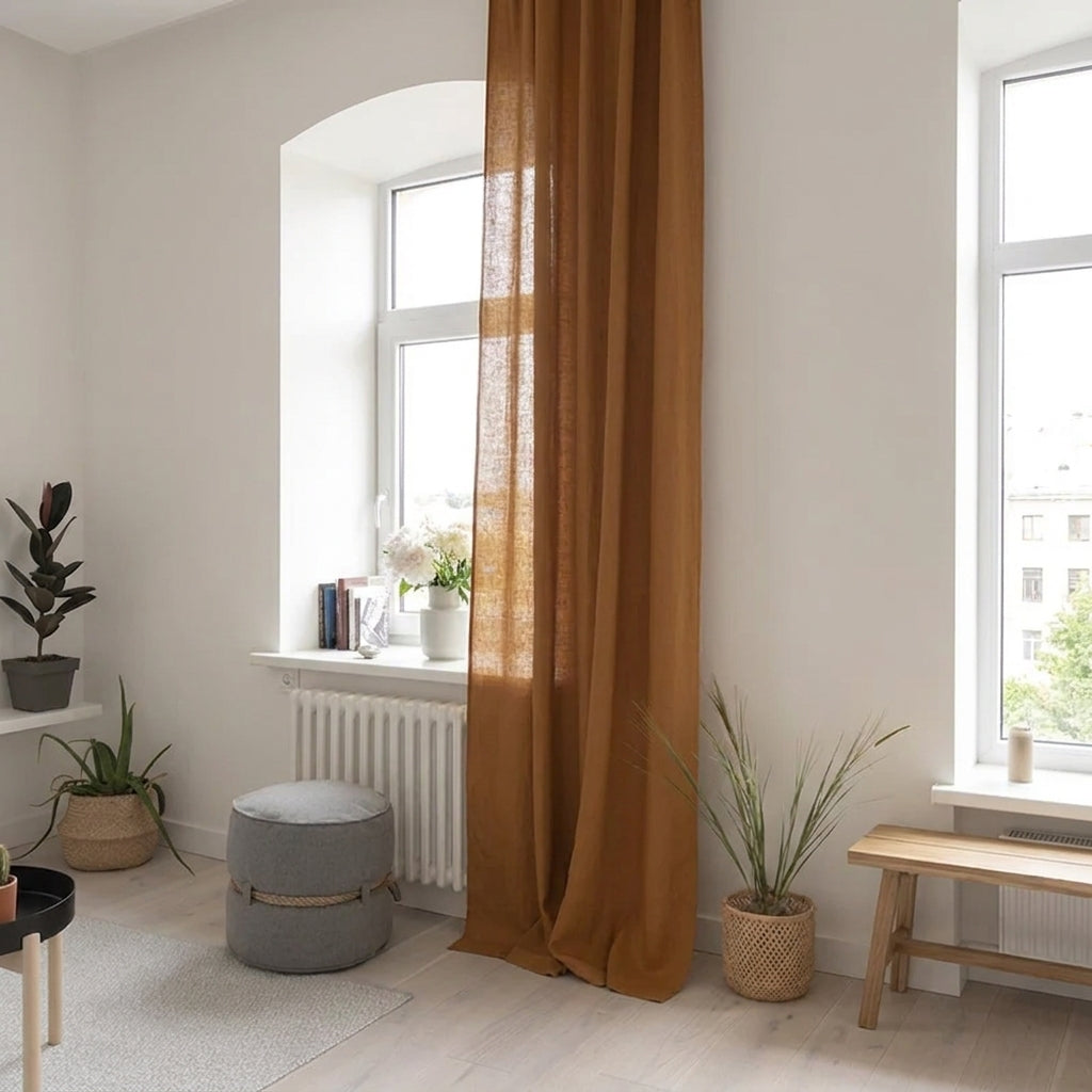 Rideau en Lin Lavé 100% – Tamisant