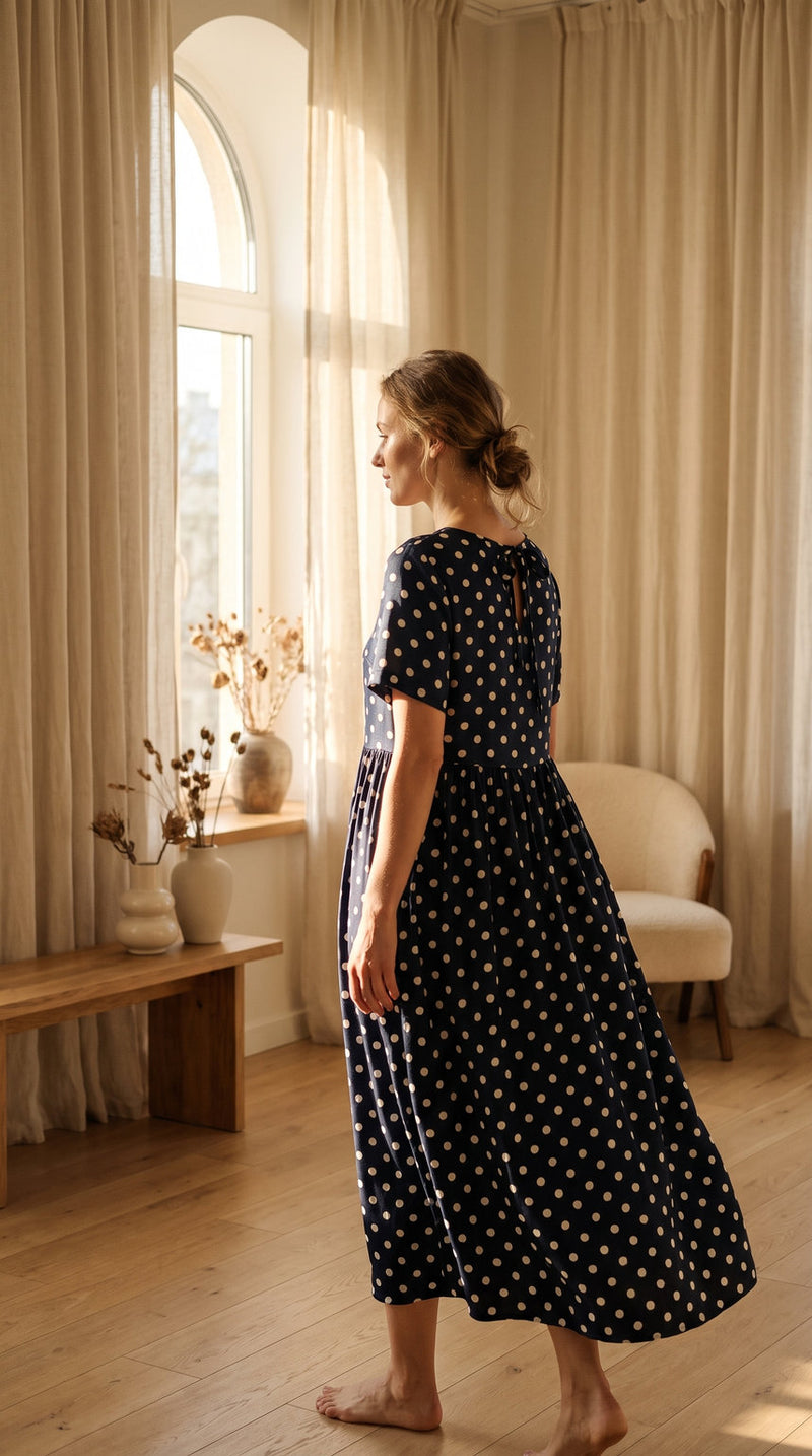 Robe longue en soie de mûrier – visuel 2 – StudioSoie