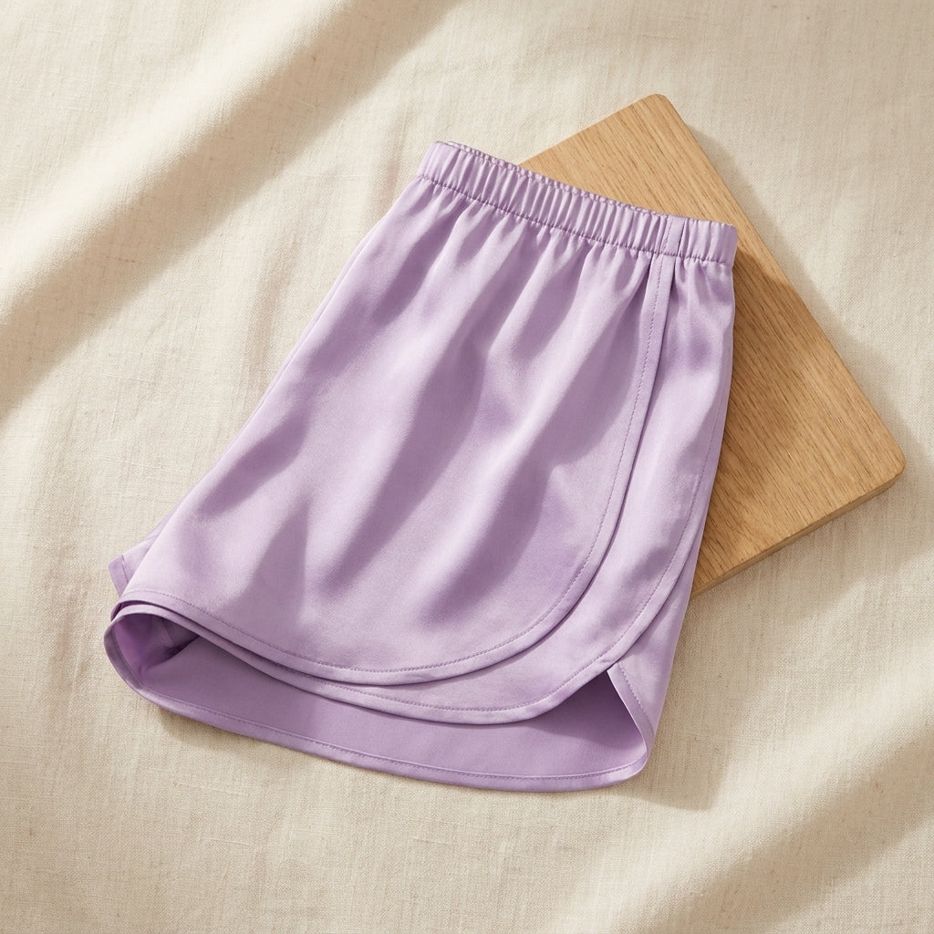 Short en Soie de Mûrier 100% Naturelle - StudioSoie
