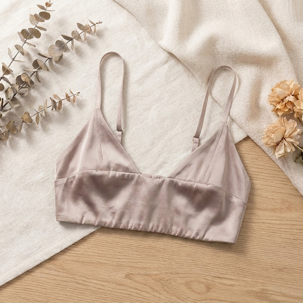 Soutien-Gorge en Soie de Mûrier - Sans Armature Non Rembourré Confort Femme - StudioSoie