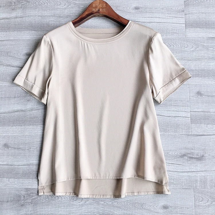 T-shirt en Soie - Coupe Large - StudioSoie