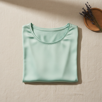T-Shirt in Seta di Gelso 100% - Girocollo Maniche Corte