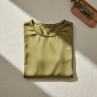 T-Shirt in Seta di Gelso 100% - Girocollo Maniche Corte
