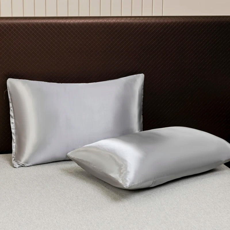 Set de 2 Taies d'Oreiller en Satin de Soie - StudioSoie
