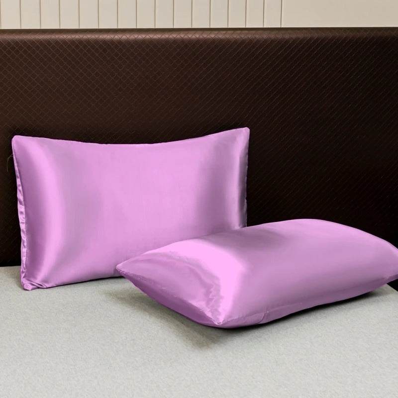 Set de 2 Taies d'Oreiller en Satin de Soie - StudioSoie