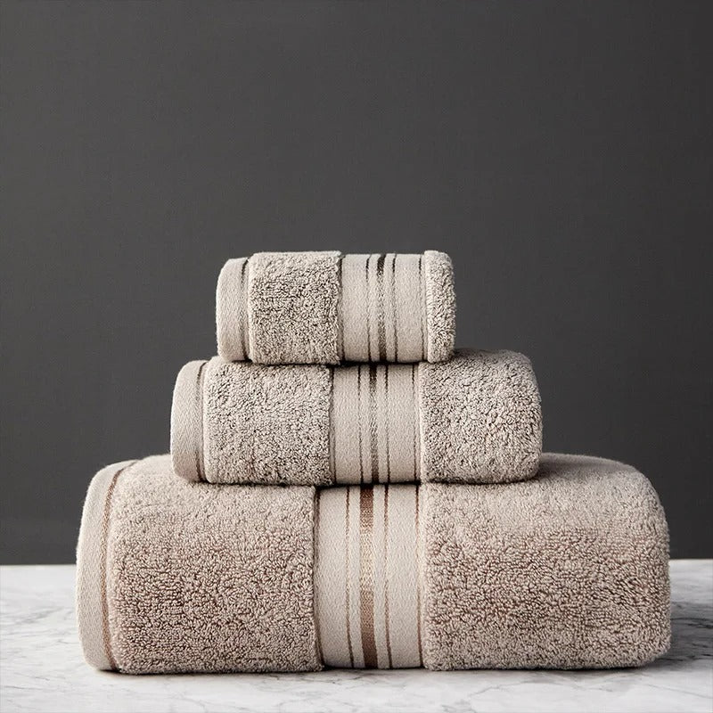 Ensemble de Serviette de Bain-Coton Egyptien - StudioSoie